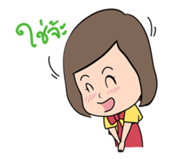 Polly The Smiley Girl sticker #9332893