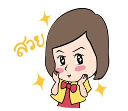 Polly The Smiley Girl sticker #9332898