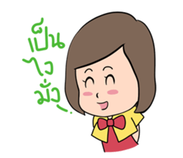 Polly The Smiley Girl sticker #9332899