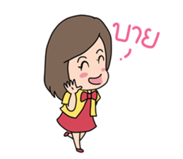 Polly The Smiley Girl sticker #9332901