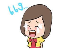 Polly The Smiley Girl sticker #9332904