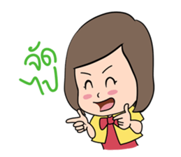 Polly The Smiley Girl sticker #9332906