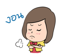 Polly The Smiley Girl sticker #9332914