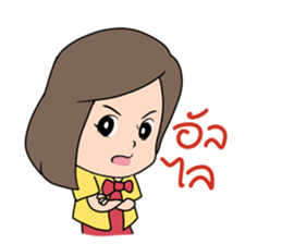 Polly The Smiley Girl sticker #9332915