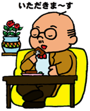 Funny Aged Man 2 sticker #9333349