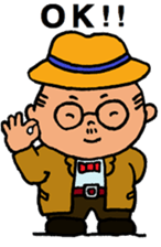 Funny Aged Man 2 sticker #9333350