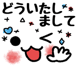 3 colors of decorated letter stickers sticker #9333813