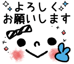 3 colors of decorated letter stickers sticker #9333814