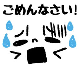 3 colors of decorated letter stickers sticker #9333826