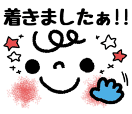 3 colors of decorated letter stickers sticker #9333834