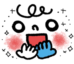 3 colors of decorated letter stickers sticker #9333835