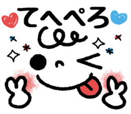 3 colors of decorated letter stickers sticker #9333836