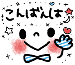 3 colors of decorated letter stickers sticker #9333841