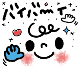 3 colors of decorated letter stickers sticker #9333843