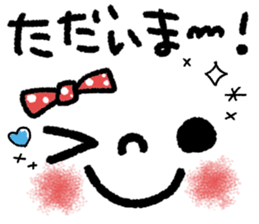 3 colors of decorated letter stickers sticker #9333844