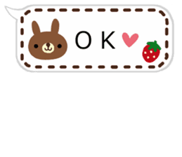 Sticker of the balloon rabbit/New sticker #9334009