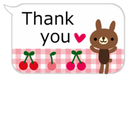 Sticker of the balloon rabbit/New sticker #9334015