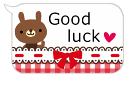 Sticker of the balloon rabbit/New sticker #9334018