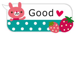 Sticker of the balloon rabbit/New sticker #9334028