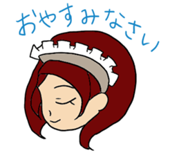 Dairy life of the maid sticker #9334132