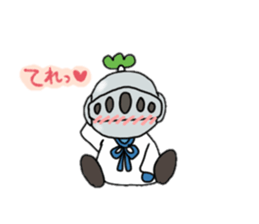 Baby soldier sticker #9334535