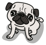 Pug Taro sticker #9334888