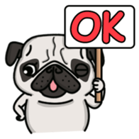 Pug Taro sticker #9334891