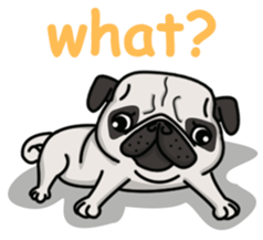 Pug Taro sticker #9334892