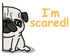 Pug Taro sticker #9334893