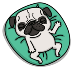 Pug Taro sticker #9334896