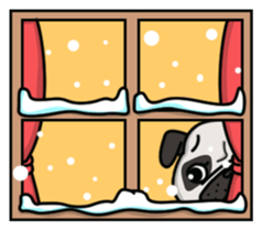 Pug Taro sticker #9334899