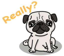 Pug Taro sticker #9334900