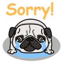 Pug Taro sticker #9334909