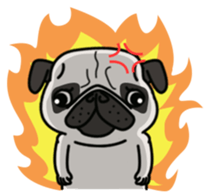 Pug Taro sticker #9334910