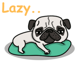 Pug Taro sticker #9334913