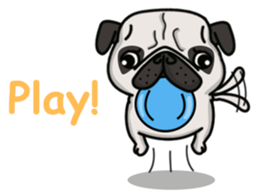 Pug Taro sticker #9334914
