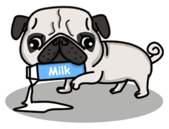 Pug Taro sticker #9334915