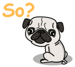 Pug Taro sticker #9334916