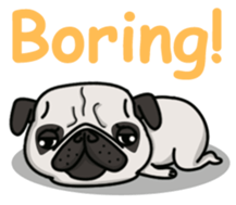Pug Taro sticker #9334917