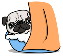 Pug Taro sticker #9334918