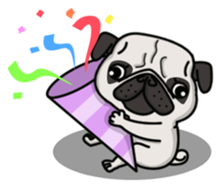Pug Taro sticker #9334922