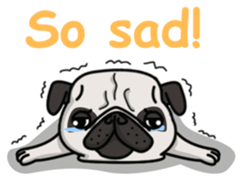 Pug Taro sticker #9334927