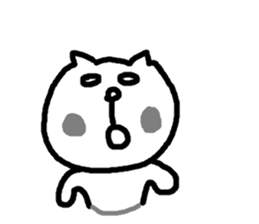 cat ispolite to anyone sticker #9335204