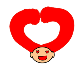 Mr Afro-hair macho 1 sticker #9335278