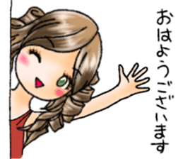 Japanese Sweet Girl Stickers 2 sticker #9336128