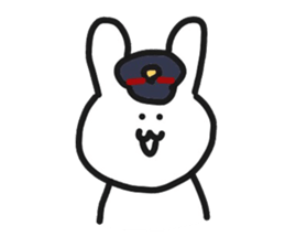 Rabbit like train sticker #9336306