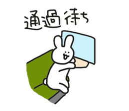 Rabbit like train sticker #9336312