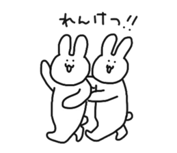 Rabbit like train sticker #9336313