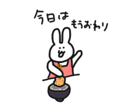 Rabbit like train sticker #9336315