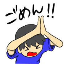 Stickers of girl and boy sticker #9336370